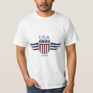アメリカ合衆国のデザインTシャツ 真のアメリカ人のために" Tシャツ