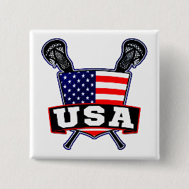 アメリカ合衆国のラクロスピン 缶バッジ