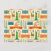 アメリカ合衆国のランドマーク ポストカード (正面)