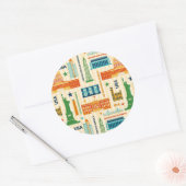 アメリカ合衆国のランドマーク ラウンドシール (封筒)