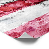 アメリカ合衆国のレンガ壁旗 ポスター (角)