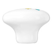 アメリカ合衆国のヴァージン諸島の旗とセラミックノブの引っ張り セラミックノブ (側面)