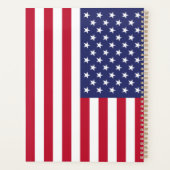 アメリカ合衆国の国旗 プランナー手帳 (裏面)