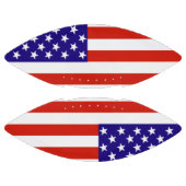 アメリカ合衆国の国旗、白、青 アメリカンフットボール (パネル)