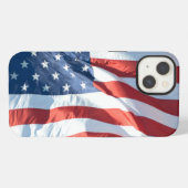 アメリカ合衆国の国旗 iPhoneケース (裏面横)