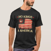 アメリカ合衆国の国王なし民主主義 Tシャツ (正面)
