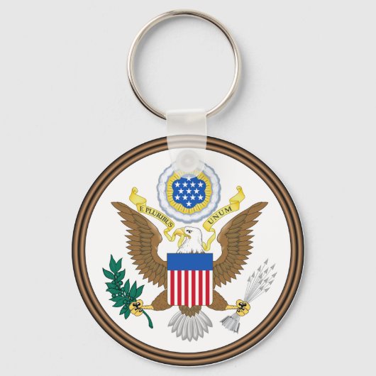 アメリカ合衆国の国璽 キーホルダー (正面)