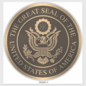 アメリカ合衆国の国璽 シール (シート)