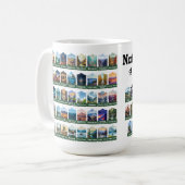 アメリカ合衆国の国立公園 コーヒーマグカップ (正面左)