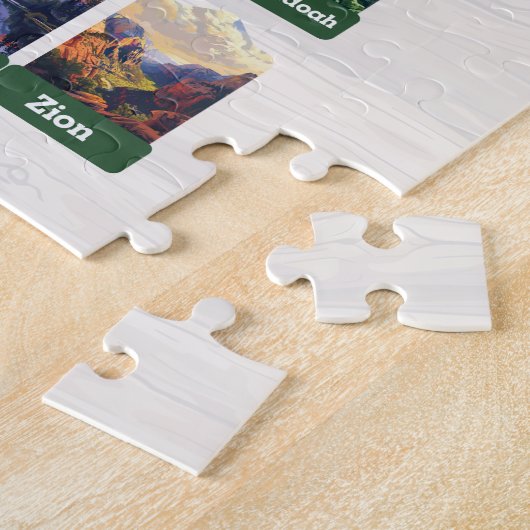 アメリカ合衆国の国立公園 ジグソーパズル (側面)