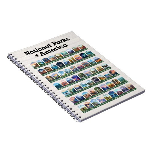 アメリカ合衆国の国立公園 ノートブック (右側)