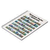 アメリカ合衆国の国立公園 ノートブック (左側)