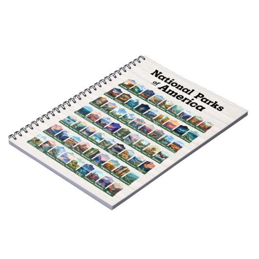 アメリカ合衆国の国立公園 ノートブック (左側)