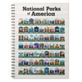 アメリカ合衆国の国立公園 ノートブック (正面)