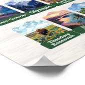 アメリカ合衆国の国立公園 ポスター (角)