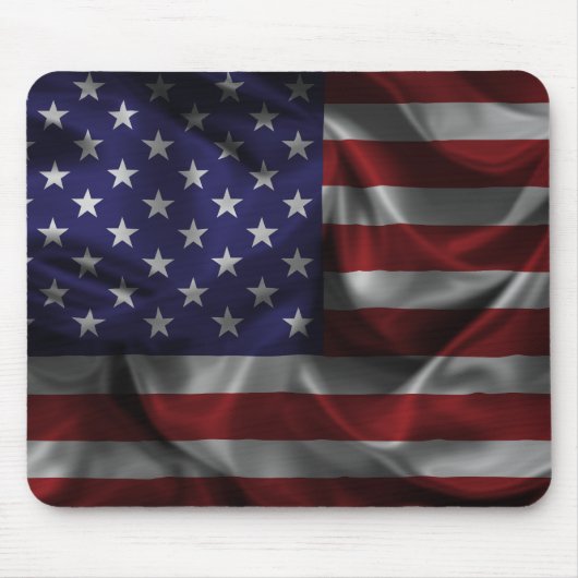 アメリカ合衆国の愛国旗 マウスパッド (正面)