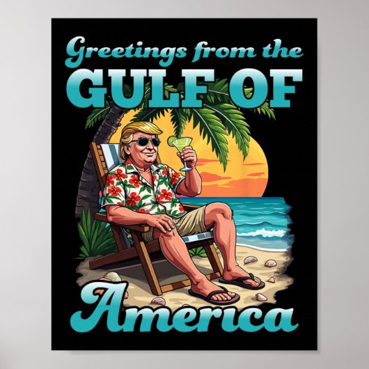 アメリカ合衆国の愛国的な湾からの挨拶 ポスター (正面)