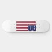 アメリカ合衆国の旗 スケートボード (横)