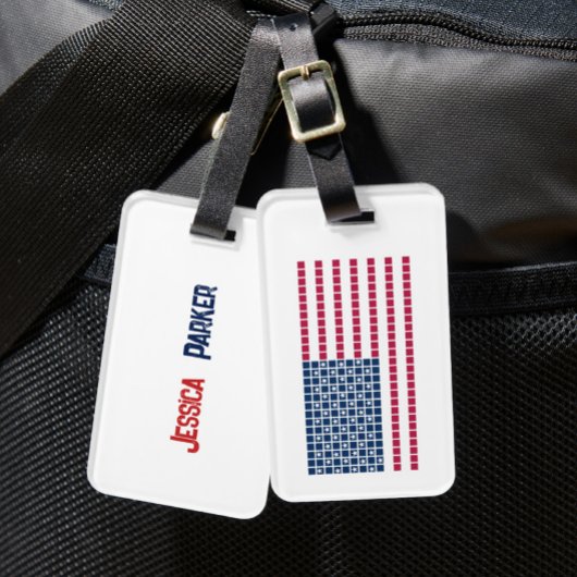 アメリカ合衆国の旗 ラゲッジタグ