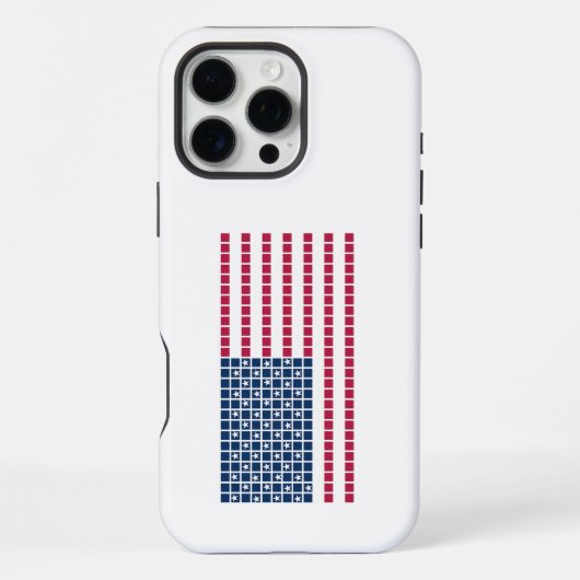 アメリカ合衆国の旗 iPhoneケース (裏面)