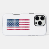 アメリカ合衆国の旗 iPhoneケース (裏面横)