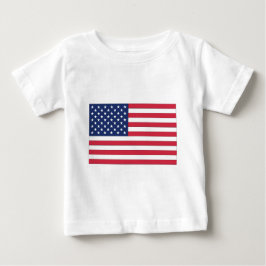 アメリカ合衆国の星条旗 ベビーTシャツ