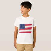 アメリカ合衆国の星条旗 Tシャツ (正面フル)