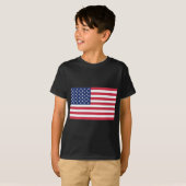 アメリカ合衆国の星条旗 Tシャツ (正面フル)