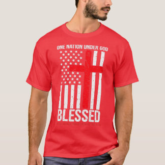 アメリカ合衆国の神の下賛美にある国 Tシャツ