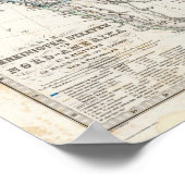 アメリカ合衆国の総合地図 ポスター (角)