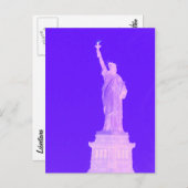 アメリカ合衆国の自由の女神7月4日 ポストカード (正面/裏面)