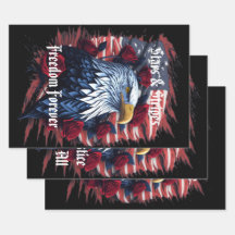 アメリカ合衆国の自由の鷲 Stars & Stripes Freedom Forever Eagle