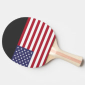 アメリカ合衆国の赤と青 卓球ラケット (横)