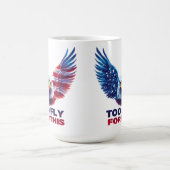 アメリカ合衆国の鷲 アメリカ国旗にとてもよく似合う コーヒーマグカップ (中央)