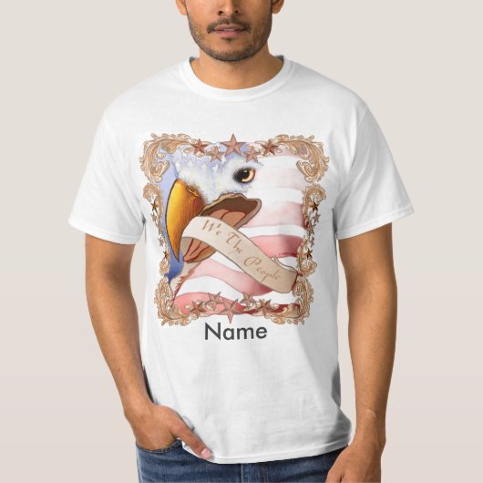 アメリカ合衆国の鷲Tシャツ Tシャツ (正面)