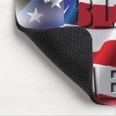 アメリカ合衆国を祝福する非常に愛国的なアメリカ国旗 マウスパッド (コーナー)