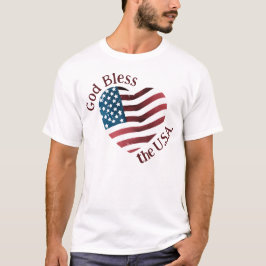 アメリカ合衆国を祝福する Tシャツ