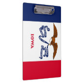 アメリカ合衆国アイオワ州旗を持つ愛国的なクリップボード クリップボード (右)