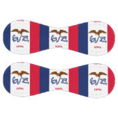 アメリカ合衆国アイオワ州旗を持つ愛国的ソフトボール ソフトボール (パネル)