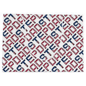 アメリカ合衆国アメリカ合衆国のStepdad Stars and Stripes ラージペーパーバッグ (裏面)