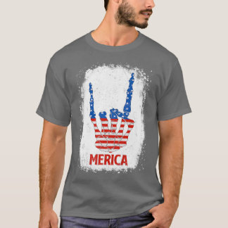 アメリカ合衆国アメリカ合衆国国旗4日 Tシャツ
