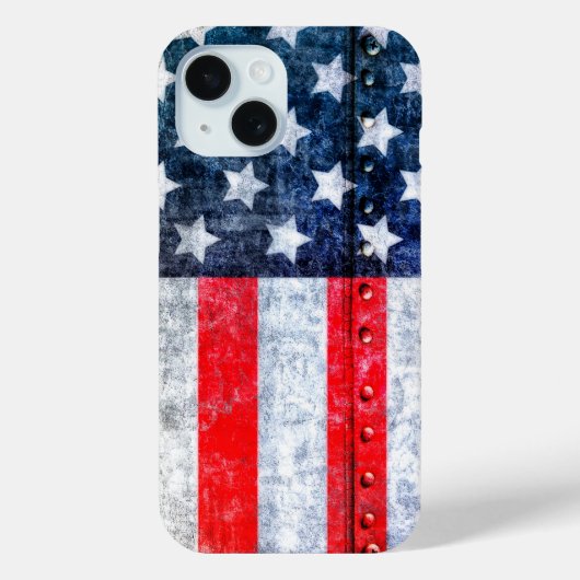アメリカ合衆国アメリカ国旗 Case-Mate iPhoneケース (裏面)