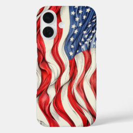 アメリカ合衆国アメリカ国旗 iPhone 16ケース