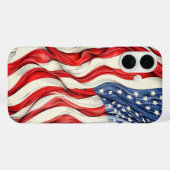 アメリカ合衆国アメリカ国旗 Case-Mate iPhoneケース (裏面 (横))