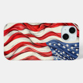 アメリカ合衆国アメリカ国旗 Case-Mate iPhoneケース (裏面 (横))
