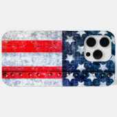 アメリカ合衆国アメリカ国旗 Case-Mate iPhoneケース (裏面 (横))