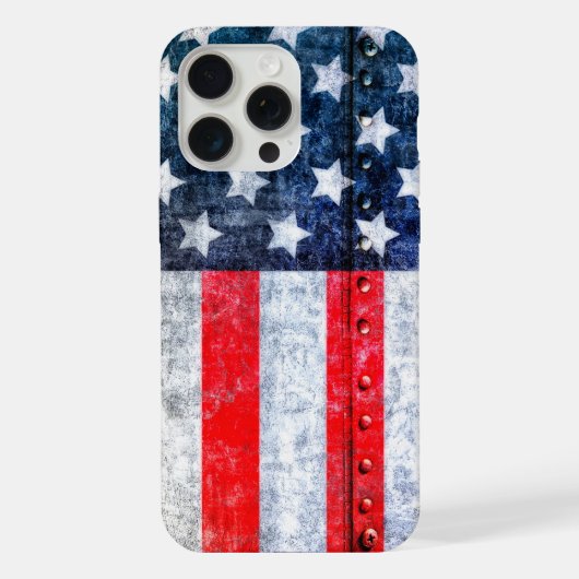 アメリカ合衆国アメリカ国旗 iPhoneケース (裏面)