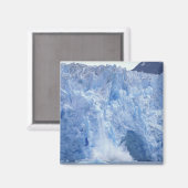 アメリカ合衆国アラスカ州NA。氷河が崩れて水になる マグネット (正面/裏面)
