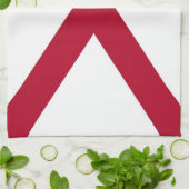 アメリカ合衆国アラバマ州旗を持つキッチンタオル キッチンタオル (折り畳み)