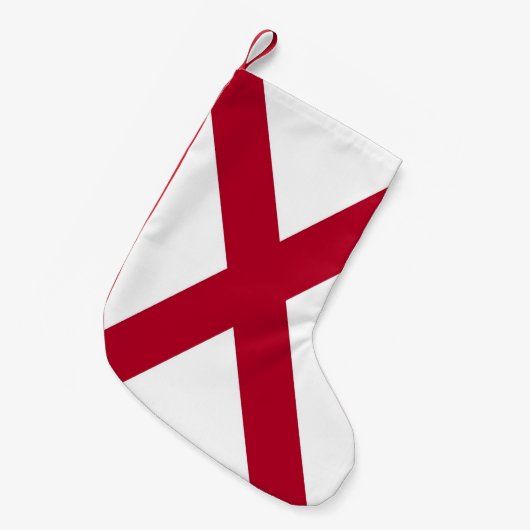 アメリカ合衆国アラバマ州旗を持つクリスマスストッキング スモールクリスマスストッキング (正面 (吊り時))